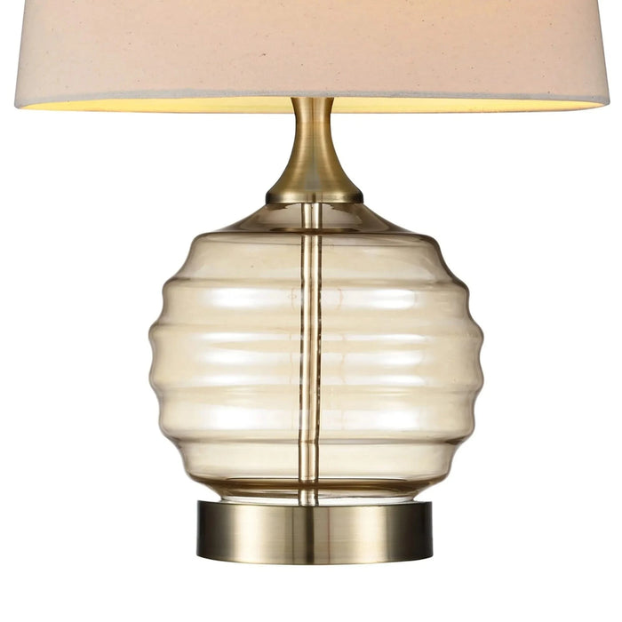 22.5' Tuscan Sun Glass Table Lamp Default -DTYStore