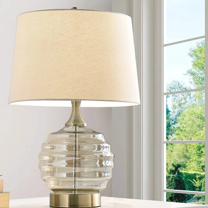 22.5' Tuscan Sun Glass Table Lamp Default -DTYStore