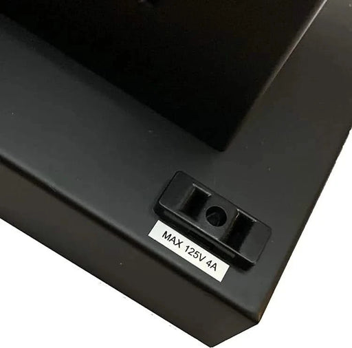 22'H BLACK PEWTER SQUARE CRYSTAL CENTERPIECE WITH NIGHT LIGHT, USB PORT + POWER OUTLET Default -DTYStore