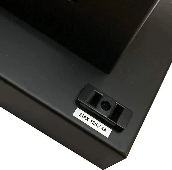 22'H GOLD SQUARE W/ BLACK SHADE CRYSTAL CENTERPIECE WITH NIGHT LIGHT, USB Port + Power Outlet Default -DTYStore