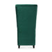 23.03' Wide High-Back Velvet Accent Chair, Comfy High Wingback Chair, Living Room Chair with Soft Padded & Wooden Legs, Modern Side Chair for Living Room, Bedroom, Green Default -DTYStore