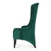 23.03' Wide High-Back Velvet Accent Chair, Comfy High Wingback Chair, Living Room Chair with Soft Padded & Wooden Legs, Modern Side Chair for Living Room, Bedroom, Green Default -DTYStore