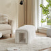 Ottoman Storage Bench Pet Supplies Corduroy Bench Cat's nest to hide For the Living Room, Entryway and Bedroom