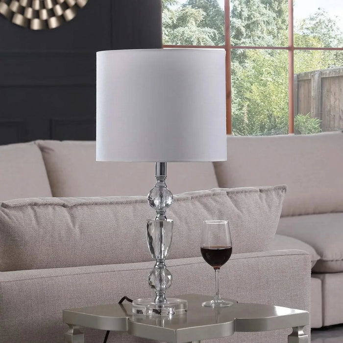 23.5' In Cale Cut-Crystal Modern Table Lamp Default -DTYStore