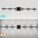 Vanity Lights With 6 LED Bulbs For Bathroom Lighting(Black) - DTYStore