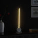 23' In Modern Led Leaning Towering Stick Metal Table Lamp Default -DTYStore