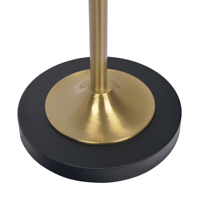 Axis Brassed Gold Floor Lamp with 4-Way Switch Double Spots with Metal Base - DTYStore