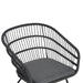 TERRY CHAIR,2PCS with 2 Cushions,Gray - DTYStore