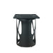 63 "modern artificial stone curved white panel black iron metal legs-can accommodate 6 people. - DTYStore