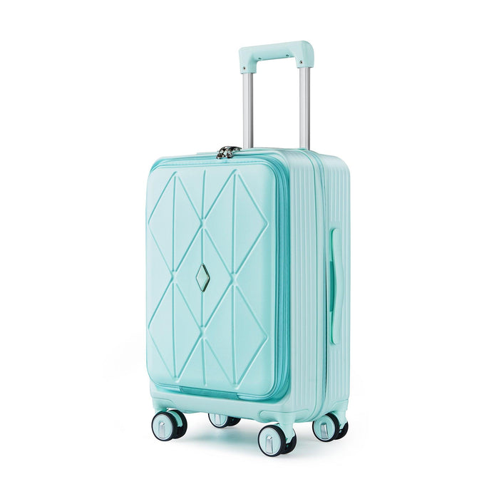 Luggage Sets 3 Piece(20/24/28), Expandable Carry On Luggage with TSA Lock Airline Approved, 100% PC Hard Shell and Lightweight Suitcase with Front Pocket and Spinner Wheels