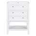 24' Bathroom Vanity With Sink, Bathroom Storage Cabinet with Drawer and Open Shelf, Solid Wood Frame, White (Old Sku:SY999991AAK) Default -DTYStore
