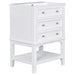 24' Bathroom Vanity With Sink, Bathroom Storage Cabinet with Drawer and Open Shelf, Solid Wood Frame, White Default -DTYStore