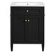 24' Bathroom Vanity with 2 Doors and Tip-Out Drawer, Bathroom Storage Cabinet with Sink, Soft-Closing Doors with Organizers Default -DTYStore