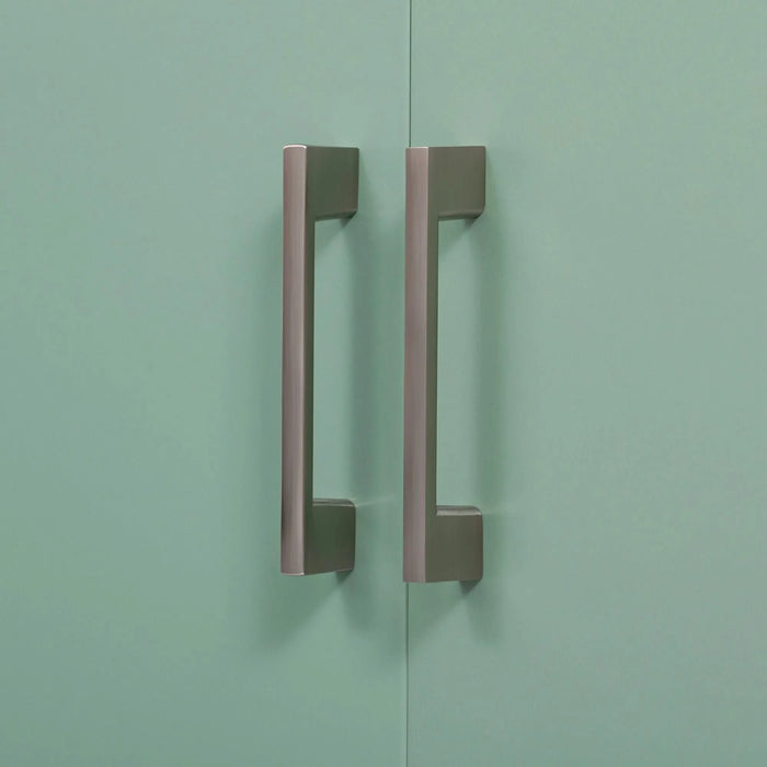 24'' Bathroom Vanity with Ceramic Sink Combo, Modern Freestanding Storae Cabinet with Silver Handles, Soft Closing Doors Default -DTYStore