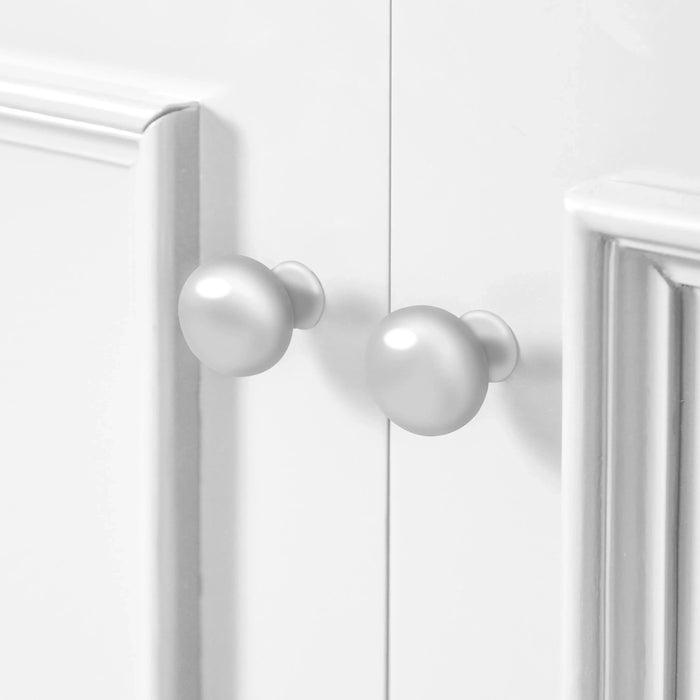 24'' Bathroom Vanity with Ceramic Sink Combo, Modern Freestanding Storage Cabinet with Silver Handles, Soft Closing Doors Default -DTYStore