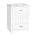 24'' Bathroom Vanity with Ceramic Sink Combo, Modern Freestanding Storage Cabinet with Silver Handles, Soft Closing Doors Default -DTYStore