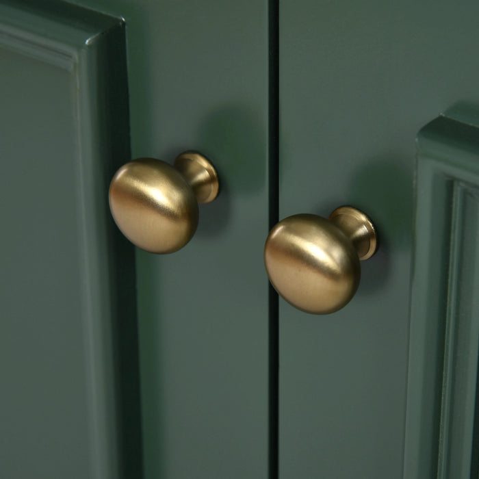 24'' Bathroom Vanity with Ceramic Sink Combo, Modern Freestanding Storage Cabinet with Silver Handles, Soft Closing Doors Default -DTYStore