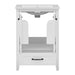 24' Bathroom Vanity with Sink, Bathroom Vanity Cabinet with One Drawer and Doors, Solid Wood and MDF, White Default -DTYStore
