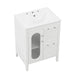 24' Bathroom Vanity with Sink, Bathroom Vanity Cabinet with Two Drawers and Door, Adjustable Shelf, Solid Wood and MDF, White (Old Sku:WF309411AAK) Default -DTYStore