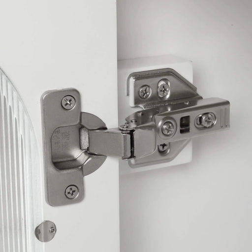 24' Bathroom Vanity with Sink, Bathroom Vanity Cabinet with Two Drawers and Door, Adjustable Shelf, Solid Wood and MDF, White (Old Sku:WF309411AAK) Default -DTYStore