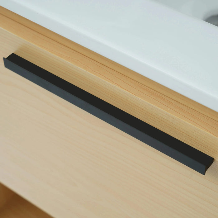 24' Bathroom Vanity with Sink Combo, Multi-functional Bathroom Cabinet with Drawer, MDF Board, Natural Default -DTYStore