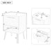 24' Bathroom Vanity with Sink Combo, Multi-functional Bathroom Cabinet with Drawer, MDF Board, Natural Default -DTYStore