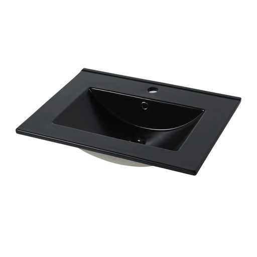 24' Ceramic Top Sink-G-BL9060BK Default -DTYStore