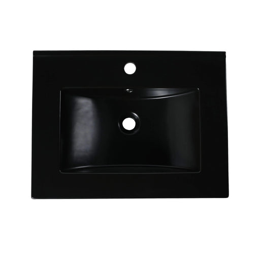 24' Ceramic Top Sink-G-BL9060BK Default -DTYStore