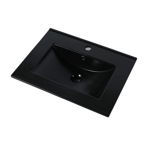 24' Ceramic Top Sink-G-BL9060BK Default -DTYStore