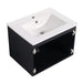24'' Floating Wall-Mounted Bathroom Vanity With Ceramics Sink & Soft-Close Cabinet Door, KD-Package Default -DTYStore
