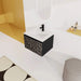 24'' Floating Wall-Mounted Bathroom Vanity With Ceramics Sink & Soft-Close Cabinet Door, KD-Package Default -DTYStore