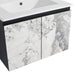 24'' Floating Wall-Mounted Bathroom Vanity With Ceramics Sink & Soft-Close Cabinet Door, KD-Package Default -DTYStore