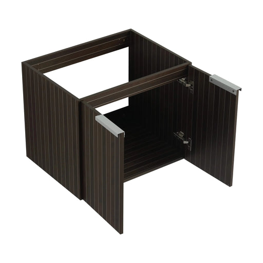 24 Inch Bathroom Cabinet With Resin Sink,Soft Close Doors,Float Mounting Design, For Small Bathroom Default -DTYStore