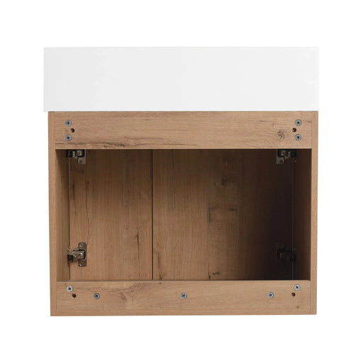 24 Inch Bathroom Cabinet With Sink,Soft Close Doors,Float Mounting Design, For Small Bathroom Default -DTYStore