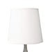 24' Tall Metal Touch Table Lamp with Espresso finish, White Shade Default -DTYStore