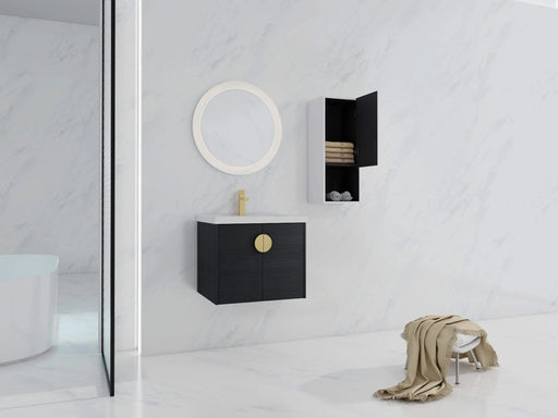 24' Wall-Mounted Bathroom Vanity With Ceramic Sink and Side Cabinet, Soft Close Doors, 00212WHK-06324BCT Combination Cabinet(KD-Packing) Default -DTYStore