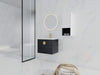 24' Wall-Mounted Bathroom Vanity With Ceramic Sink and Side Cabinet, Soft Close Doors, 00212WHK-06324BCT Combination Cabinet(KD-Packing) Default -DTYStore