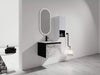 24' Wall-Mounted Bathroom Vanity With Ceramic Sink and Side Cabinet & Soft Close Doors, Combination Cabinet (KD-Package) Default -DTYStore