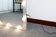 Hollywood Full Length Mirror with Lights Full Body Vanity Mirror with 3 Color Modes Lighted Standing Floor Mirror for Dressing Room Bedroom Wall Mounted Touch Control Silver 63"x24" - DTYStore