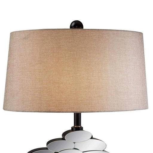 25.5' Tall Polyresin Table Lamp with Bronze finish and Glass Accents Default -DTYStore