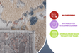 DTY Signature Collection 8X10 Multi/Contemporary Non-Shedding Living Room Bedroom Dining Home Office Stylish and Stain Resistant Area Rug - DTYStore