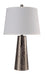 25'H Silver leaf Hammered Table Lamp (1PC/CTN) (2.15/6.97) Default -DTYStore