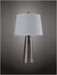 25'H Silver leaf Hammered Table Lamp (1PC/CTN) (2.15/6.97) Default -DTYStore