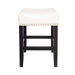 26-inch Backless Ivory Leather Counter Stool (Set of 2) Default -DTYStore