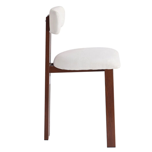 26.5'' Stylish Round Stools with Low Back - Comfortable Upholstered Seat & Black Metal Frame for Kitchen & Dining Default -DTYStore