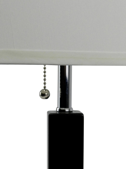 26'H BROWN SQUARE WOODEN TABLE LAMP (1PC/CTN) (0.92/5.55) Default -DTYStore