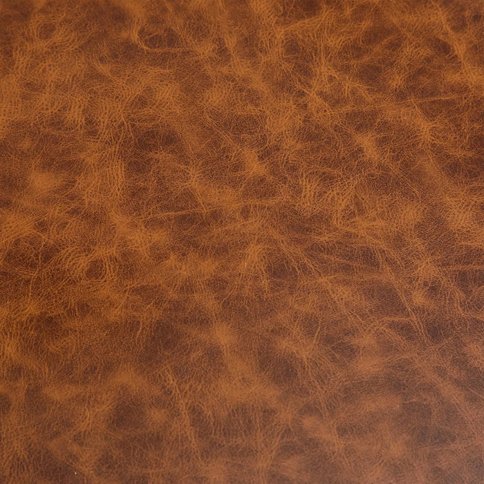 26''Retro Swivel Counter Stools Set of 2,Brown Counter Stools with iron Frame,PU Sponge cushion,Footrest,suitable for Kitchen/Bedroom/Dining Room. Default -DTYStore