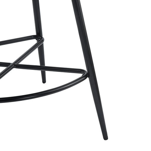 26''Retro Swivel Counter Stools Set of 2,Brown Counter Stools with iron Frame,PU Sponge cushion,Footrest,suitable for Kitchen/Bedroom/Dining Room. Default -DTYStore