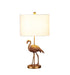 26' Matte Gold Flamingo Resin Table Lamp Default -DTYStore