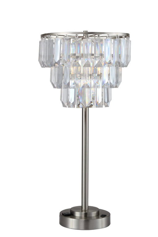 27.5'H CONTEMPORARY CRYSTAL SHADE TABLE LAMP(1PC/CTN) (1.01/9.25) Default -DTYStore
